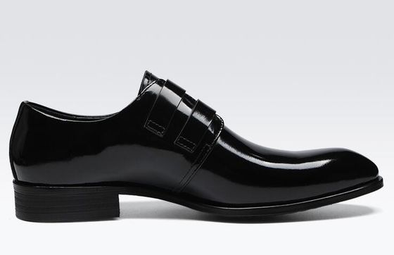 Retro Brogue Hombres Ropa formal, zapatos de oficina Negro zapatos Oxford