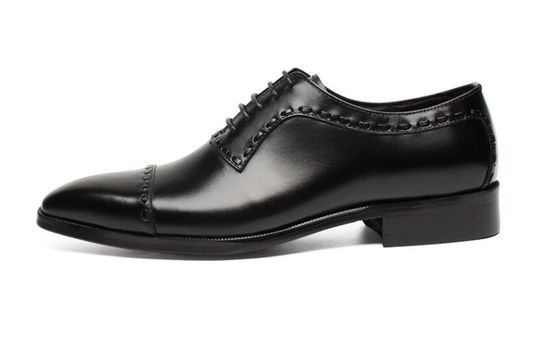 Cuero de primavera / otoño vestido de novia de hombres zapatos de moda de hombres Goodyear suelas Oxford