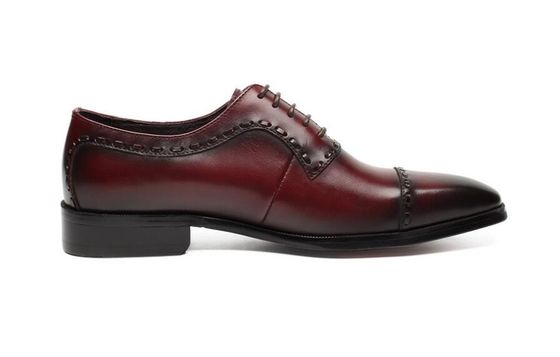 Cuero de primavera / otoño vestido de novia de hombres zapatos de moda de hombres Goodyear suelas Oxford