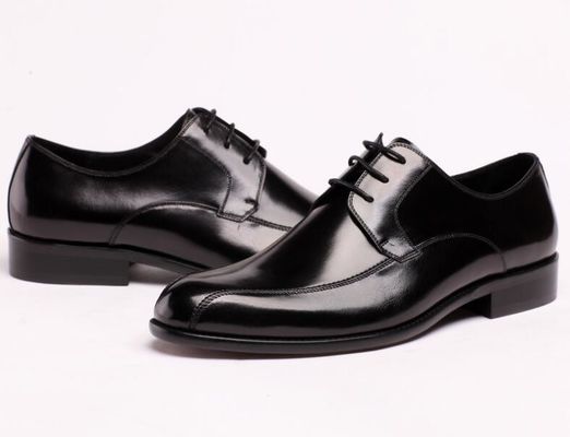 Oficial de negocios, hombre, zapatos de cuero, zapatos negros, zapatillas antiderrapante.