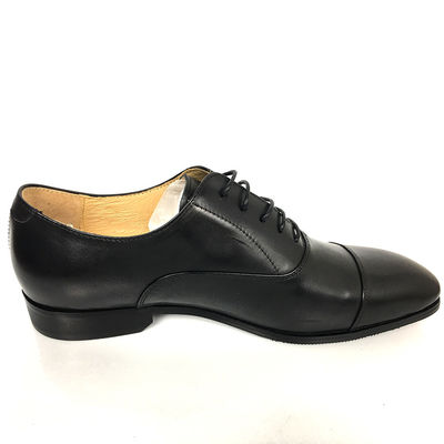 Mujeres negras zapatos de vestir de cuero / hombres zapatos de negocios casuales tipo de cierre de cordones