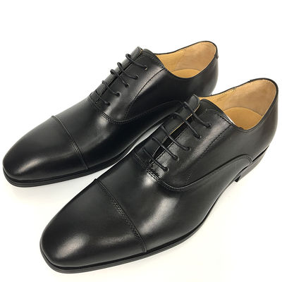 Mujeres negras zapatos de vestir de cuero / hombres zapatos de negocios casuales tipo de cierre de cordones