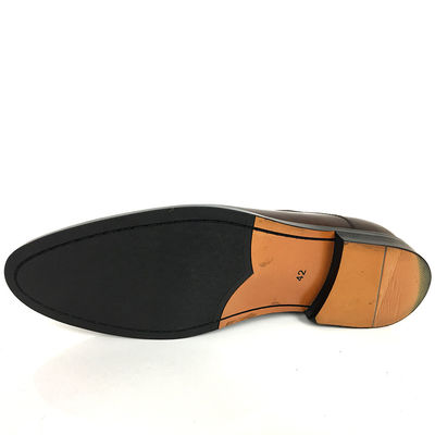 Dedo punzante de cuero genuino hombre vestido de cuero zapatos de trabajo fiesta de bodas