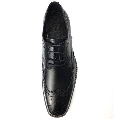 Calzado de cuero casual / Calzado negro de Oxford de moda estilo italiano