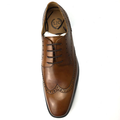 Zapatos de novia de hombre de verdadero vestido / zapatos de novia de tacón bajo para la fiesta de bodas