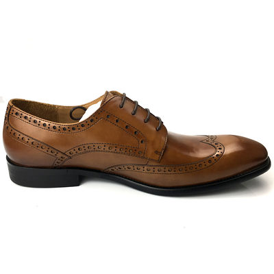 Zapatos de novia de hombre de verdadero vestido / zapatos de novia de tacón bajo para la fiesta de bodas