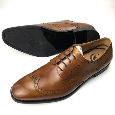 Zapatos de novia de hombre de verdadero vestido / zapatos de novia de tacón bajo para la fiesta de bodas