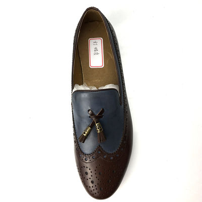 Mocasins de cuero para hombres zapatos / zapatillas de hombre de cuero real