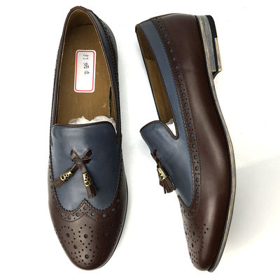 Mocasins de cuero para hombres zapatos / zapatillas de hombre de cuero real
