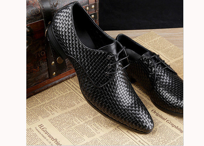 Calzado de vestir borgoña masculino Vintage italiano Goodyear Welted Calzado de cuero de grano completo