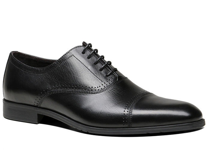 Calzado de vestir de hombre de cuero de Oxford, lujoso zapatos de Derby con cordones para hombres.