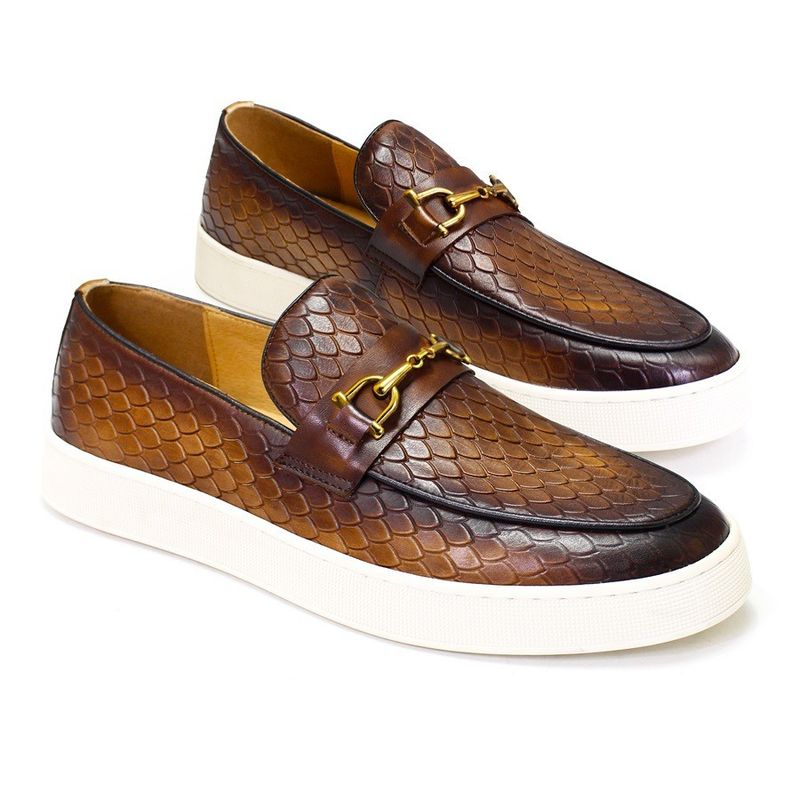 Mujeres de todas las estaciones Slip On Sneakers De cuero genuino Botas planas para el ocio