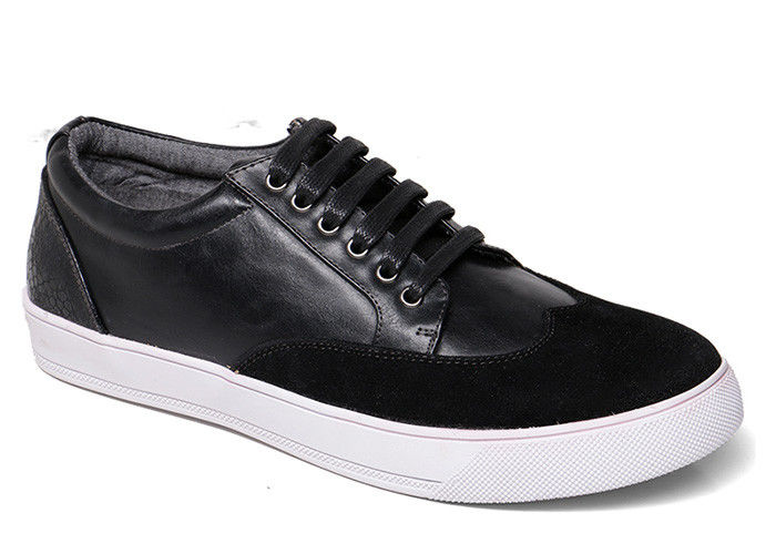 Enlace Linling Caminando Enlace hasta hombres zapatos de suela plana zapatos casuales Sneakers PU superior