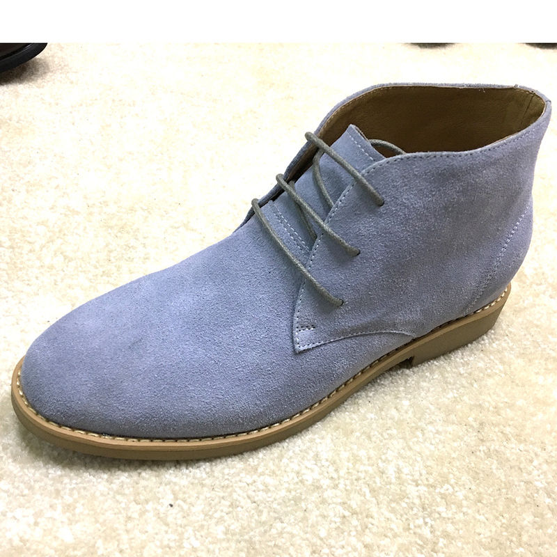 Hombres de moda botas de cuero para hombres, botas de tobillo TPR cualquier logotipo / cualquier diseño