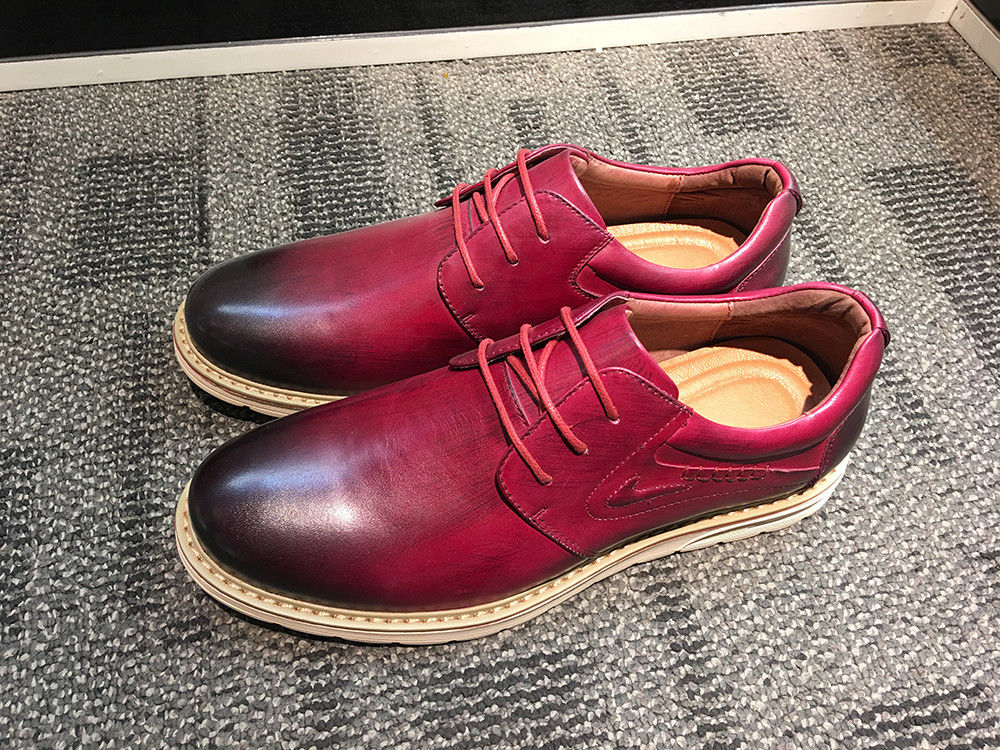 Zapatos masculinos de cuero, clásicos, zapatos Oxford para cuatro temporadas.